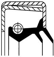 Shaft Seal, wheel hub 12015758B