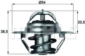 Thermostat, coolant BEHR TX383D