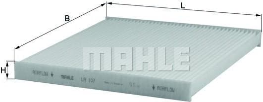 Filter, cabin air LA107