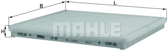 Filter, cabin air LA95