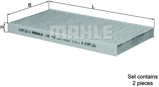 Filter, cabin air LAK444/S