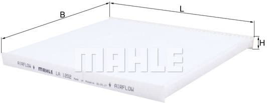 Filter, cabin air LA1202