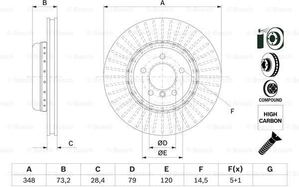 Brake Disc 0986479E24 - image 5