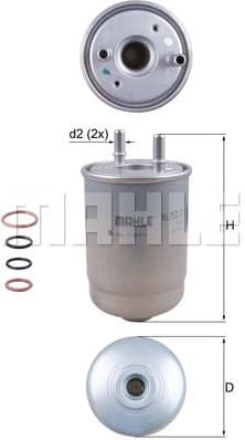 Fuel Filter KL752/2D