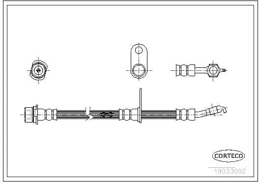 Brake Hose 19033092