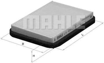 Filter, cabin air LA400