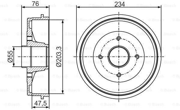 Brake Drum 0986477290 - image 5