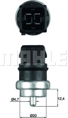Sensor, coolant temperature BEHR TSE14
