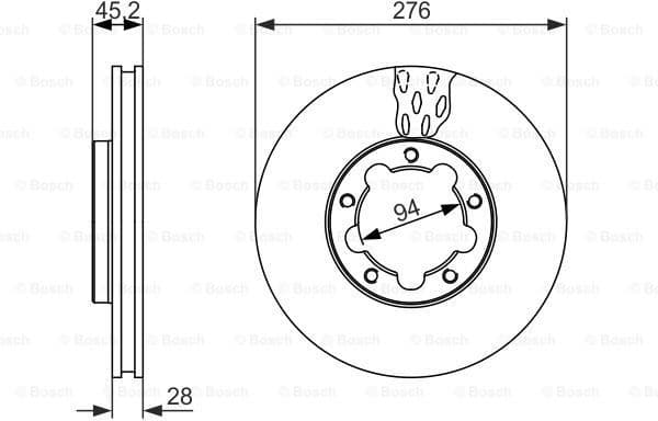 Brake Disc 0986479136 - image 5