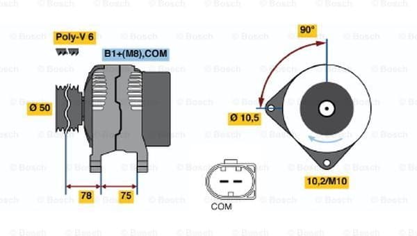 Alternator 0986046220