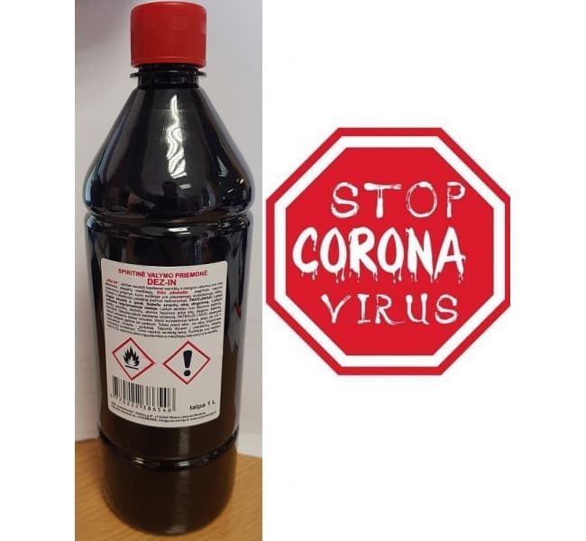 Paviršių dezinfekantas 1000ml - DEZIN-1 (Lietuva) - Autoera