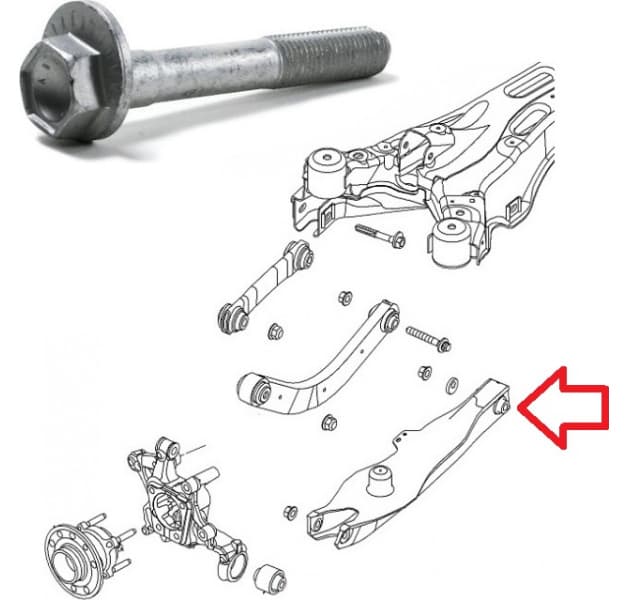 Bolt eccentric 24422973