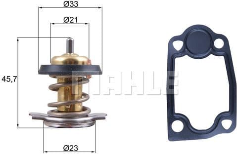 Thermostat, coolant BEHR TX26679D