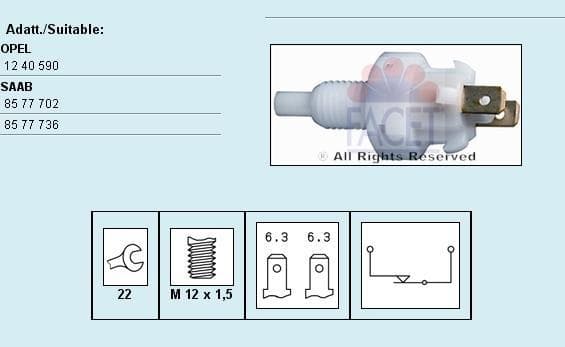 Switch STOP light 7.1004