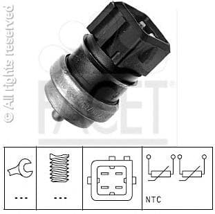 Sensor, coolant temperature Made in Italy - OE Equivalent 7.3251