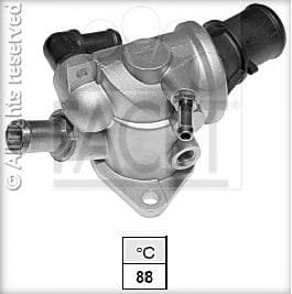 Thermostat, coolant Made in Italy - OE Equivalent 7.8122