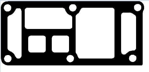 Gasket oil filter flange housing 748.811