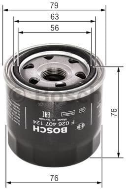 Oil Filter F 026 407 124 - image 5