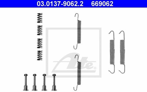 Accessory Kit, parking brake shoes 03.0137-9062.2