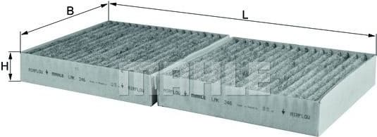 Filter, cabin air LAK246