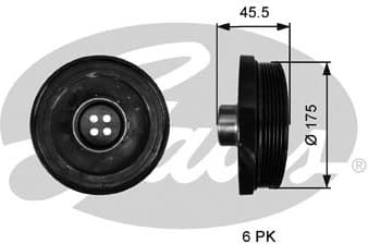 Belt Pulley, crankshaft DriveAlign™ TVD1136