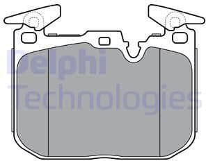 Brake Pad Set, disc brake LP3383