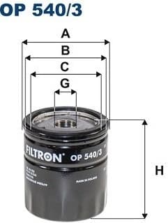 Oil Filter OP 540/3