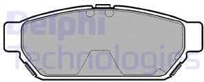 Brake Pad Set, disc brake LP968