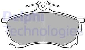 Brake Pad Set, disc brake LP992