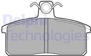 Brake Pad Set, disc brake LP1201