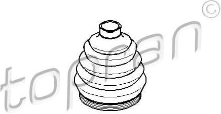 Bellow, drive shaft 109 253