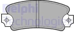 Brake Pad Set, disc brake LP146