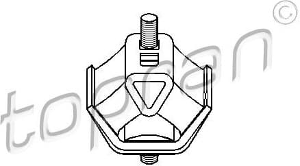 Mounting, engine 500 001