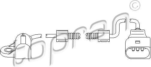 Sensor, camshaft position 111 387