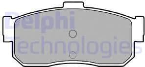 Brake Pad Set, disc brake LP971