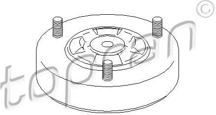 Suspension Strut Support Mount 501 302