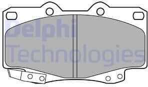 Brake Pad Set, disc brake LP2242