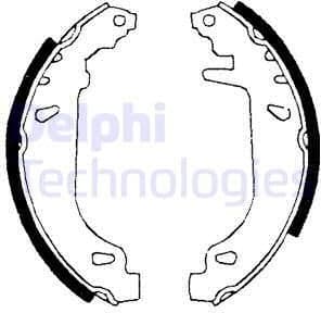 Brake Shoe Set LS1681