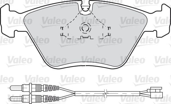 Brake Pad Set, disc brake 598281