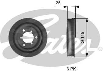 Belt Pulley, crankshaft DriveAlign™ TVD1056