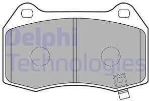 Brake Pad Set, disc brake LP1838