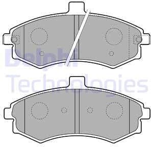 Brake Pad Set, disc brake LP1788