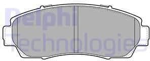 Brake Pad Set, disc brake LP2046
