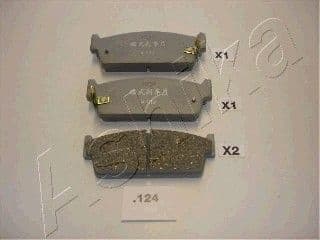 Brake Pad Set, disc brake 51-01-124