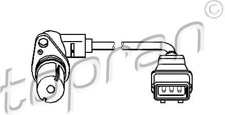 Sensor, crankshaft pulse 111 366