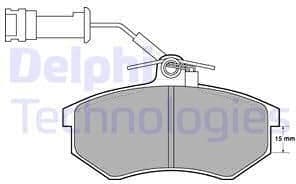 Brake Pad Set, disc brake LP444