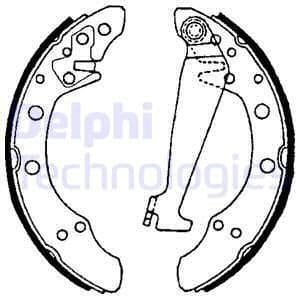 Brake Shoe Set LS1625