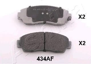 Brake Pad Set, disc brake 50-04-434