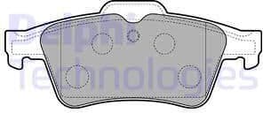 Brake Pad Set, disc brake LP3303