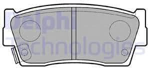 Brake Pad Set, disc brake LP684